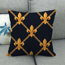 Cargar imagen en el visor de la galería, Funda de almohada, decoración de cojín de sofá, funda de cojín de lujo, funda de almohada de celosía geométrica, funda de almohada de Navidad