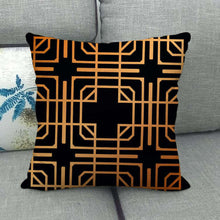 Cargar imagen en el visor de la galería, Funda de almohada, decoración de cojín de sofá, funda de cojín de lujo, funda de almohada de celosía geométrica, funda de almohada de Navidad