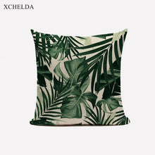 Charger l&#39;image dans la galerie, Green Pillow Cover Geometric Print Cushion Covers Pillow case Sofa Cushion Cover 45*45cm Decorative Throw Pillows Case