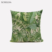 Charger l&#39;image dans la galerie, Green Pillow Cover Geometric Print Cushion Covers Pillow case Sofa Cushion Cover 45*45cm Decorative Throw Pillows Case