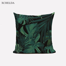 Charger l&#39;image dans la galerie, Green Pillow Cover Geometric Print Cushion Covers Pillow case Sofa Cushion Cover 45*45cm Decorative Throw Pillows Case