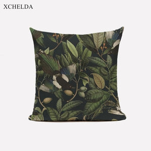 Green Pillow Cover Geometric Print Cushion Covers Pillow case Sofa Cushion Cover 45*45cm Decorative Throw Pillows Case