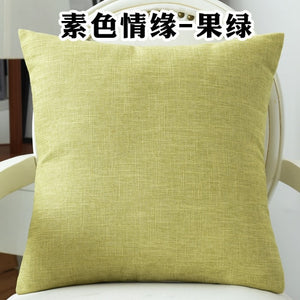 Solide canapé taille housse de coussin oreiller 30x50/40x40/45x45/40x60/50x50/55x55/60x60 cm moins cher décoratif jeter taie d'oreiller pour la maison
