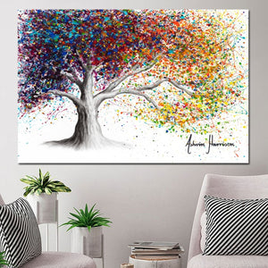 Canvas Posters And Prints Colorful Tree Plants Pictures Home Wall Paintings For Living Room Decoration No Frame