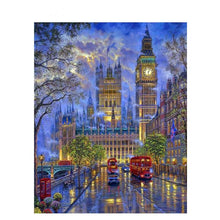 Load image into Gallery viewer, City Landscape Painting By Numbers For Adults DIY Kits HandPainted On Canvas With Framed Oil Picture Drawing Coloring By Number