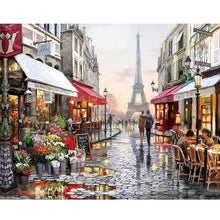 Load image into Gallery viewer, City Landscape Painting By Numbers For Adults DIY Kits HandPainted On Canvas With Framed Oil Picture Drawing Coloring By Number