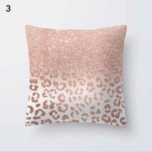 Gold Leaves Print Pillow Cover Home Cotton Pillowcase Cushion Cushion Decorative Cushions for Sofa Seat Covers Throw Pillow Case