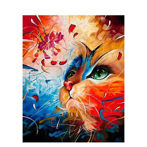 Oil Painting By Numbers Animal On Canvas With Frame  Acrylic For Drawing Adults Pictures Paint By Number Coloring Decoration Art