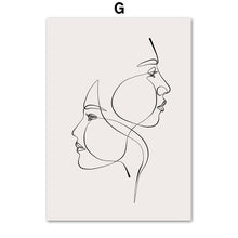 Laden Sie das Bild in den Galerie-Viewer, Strand Sanddünen Schilf Gras Vögel Abstrakte Linie Nordic Poster Wand Kunstdruck Leinwand Malerei Dekoration Bilder Für Wohnzimmer