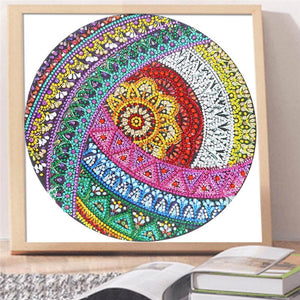 5D DIY Spezielle Diamantmalerei Sonne Mandala Kreuzstich Mosaik Kristall Dekoration