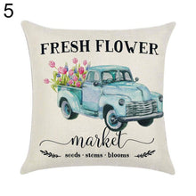 Laden Sie das Bild in den Galerie-Viewer, Green Pillow Cover Geometric Print Cushion Covers Pillow case Sofa Cushion Cover 45*45cm Decorative Throw Pillows Case