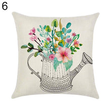 Laden Sie das Bild in den Galerie-Viewer, Green Pillow Cover Geometric Print Cushion Covers Pillow case Sofa Cushion Cover 45*45cm Decorative Throw Pillows Case