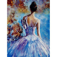 Laden Sie das Bild in den Galerie-Viewer, 60 × 75 cm Diy Rahmen Ballett Malen nach Zahlen Leinwand Figur Ölfarbe nach Zahlen handbemalt Diy Geschenk Home Wall Decor