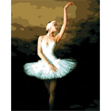 Laden Sie das Bild in den Galerie-Viewer, 60 × 75 cm Diy Rahmen Ballett Malen nach Zahlen Leinwand Figur Ölfarbe nach Zahlen handbemalt Diy Geschenk Home Wall Decor
