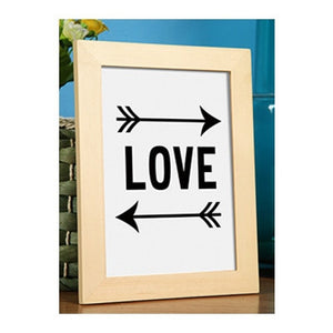 Solid Wooden Photo Frame for Pictures Paintings Wall Decoration A4 A3 Siza Beautiful Black White Red Blue Brown Frame