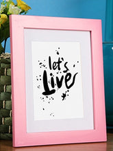 Carica l&#39;immagine nel visualizzatore della Galleria, Cornice per foto in legno massello per foto, dipinti, decorazione da parete, formato A4, A3. Bella cornice nera bianca rossa blu marrone