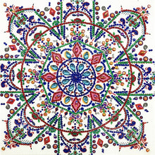 Cargar imagen en el visor de la galería, DIY diamante pintura especial flor Mandala diamante 5D bordado pintura punto de cruz mosaico cristal diamante pegatina decoración