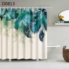 Load image into Gallery viewer, YOMDID Polyester Fiber Bath Curtain 3d Printed Shower Curtain with 12 Hooks for Home Bathroom Decor Bath Screen Cortina de ducha