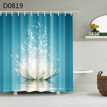 Load image into Gallery viewer, YOMDID Polyester Fiber Bath Curtain 3d Printed Shower Curtain with 12 Hooks for Home Bathroom Decor Bath Screen Cortina de ducha