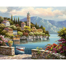 Cargar imagen en el visor de la galería, Cuadro de flores blancas con marco, pintura artesanal por números, cuadro de arte de pared moderno, pintura acrílica, regalo único para decoración del hogar, obra de arte de 40x50cm