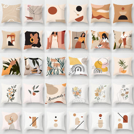 Fodera per cuscino con disegni al tratto astratti semplici nordici nuovissima Morandi Federa per cuscini decorativi Cuscini moderni per divano del soggiorno