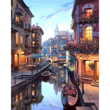 Load image into Gallery viewer, City Landscape Painting By Numbers For Adults DIY Kits HandPainted On Canvas With Framed Oil Picture Drawing Coloring By Number