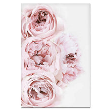 Cargar imagen en el visor de la galería, Flor fresca Rosa pared arte lienzo paisaje pintura chica habitación decoración cuadros lienzo pinturas decorativas hogar Decoración fotos