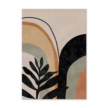 Load image into Gallery viewer, Abstract Single Line Face Art Leaves Painting Girl Body Back Minimalist Wall Art Canvas Poster Print Nordic Picture Home Decor