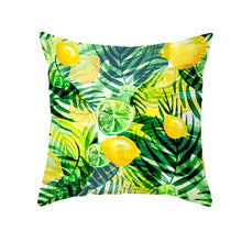 Charger l&#39;image dans la galerie, Nordique Frais Jaune Citron Imprimé Taie D&#39;oreiller Chaude Simple Polyester Coussin Cas Floral Lettres Oreillers Cas Décoratif Canapé Canapé