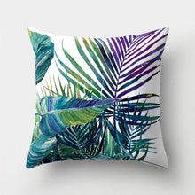 Cargar imagen en el visor de la galería, Funda de cojín Monstera de Cactus de hoja Tropical 43*43 cojines de poliéster sofá decoración del hogar funda de almohada decorativa 40506