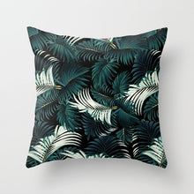 Cargar imagen en el visor de la galería, Funda de cojín Monstera de Cactus de hoja Tropical 43*43 cojines de poliéster sofá decoración del hogar funda de almohada decorativa 40506
