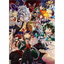 Laden Sie das Bild in den Galerie-Viewer, Japanische Anime My Hero Academia Poster Bilder Comics Wandkunst Leinwand Gemälde für Schlafzimmer Wohnzimmer Heimdekoration Cuadros