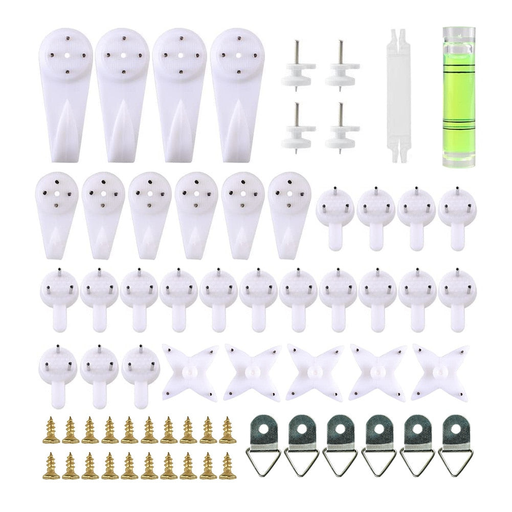 VYAKAT Wall Hooks,Adhesive Wall Screws Hanging Nails,No-Drilling Waterproof  Screw Free Stickers for Hanging,Heavy-Duty Adhesive Wall Mount Screw Hooks  for Kitchen Bathroom Bedroom, Plastic,Transparent : Amazon.in: Home &  Kitchen