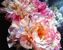 Laden Sie das Bild in den Galerie-Viewer, 60 x 75 cm Ölgemälde nach Zahlen Blumen und Frauen DIY Malen nach Zahlen auf Leinwand Wohnkultur rahmenlose digitale Malerei