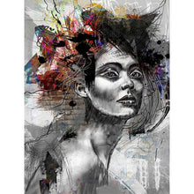 Load image into Gallery viewer, GATYZTORY DIY Painting By Numbers Pearl Earring Girl Paint By Numbers For Adults Milkmaid Picture Frames 40x50cm Wall Decor Art