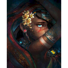 Load image into Gallery viewer, GATYZTORY DIY Painting By Numbers Pearl Earring Girl Paint By Numbers For Adults Milkmaid Picture Frames 40x50cm Wall Decor Art