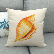 Carica l&#39;immagine nel visualizzatore della Galleria, Federa Copricuscino per divano Decorazione Federa per cuscino in lino Cuscino decorativo Divano modello marino Copricuscino per divano