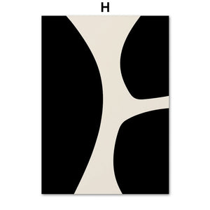 Línea abstracta dibujo patrón geométrico cuadro sobre lienzo para pared carteles nórdicos e impresiones cuadros de pared para decoración para sala de estar