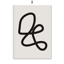 Laden Sie das Bild in den Galerie-Viewer, Abstrakte Strichzeichnung Geometrisches Muster Wandkunst Leinwand Malerei Nordische Poster Und Drucke Wandbilder Für Wohnzimmer Dekor