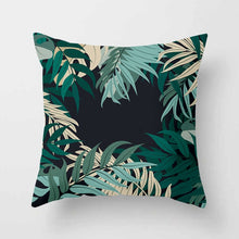 Cargar imagen en el visor de la galería, Funda de cojín Monstera de Cactus de hoja Tropical 43*43 cojines de poliéster sofá decoración del hogar funda de almohada decorativa 40506