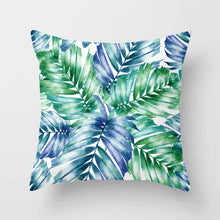 Cargar imagen en el visor de la galería, Funda de cojín Monstera de Cactus de hoja Tropical 43*43 cojines de poliéster sofá decoración del hogar funda de almohada decorativa 40506