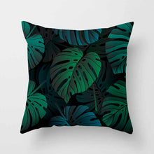 Cargar imagen en el visor de la galería, Funda de cojín Monstera de Cactus de hoja Tropical 43*43 cojines de poliéster sofá decoración del hogar funda de almohada decorativa 40506