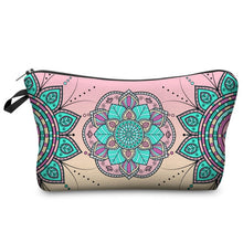 Cargar imagen en el visor de la galería, FUDEAM, bolsa de almacenamiento de viaje portátil con patrón de Mandala de poliéster para mujer, artículos de tocador, bolsa de cosméticos, bolsa de maquillaje impermeable para mujer