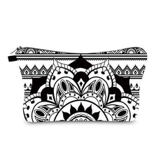 Cargar imagen en el visor de la galería, FUDEAM, bolsa de almacenamiento de viaje portátil con patrón de Mandala de poliéster para mujer, artículos de tocador, bolsa de cosméticos, bolsa de maquillaje impermeable para mujer