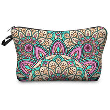 Cargar imagen en el visor de la galería, FUDEAM, bolsa de almacenamiento de viaje portátil con patrón de Mandala de poliéster para mujer, artículos de tocador, bolsa de cosméticos, bolsa de maquillaje impermeable para mujer