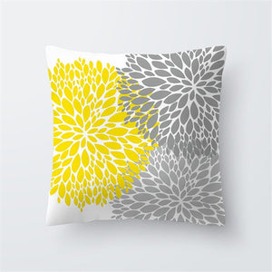 XUNYU Geometry Yellow Decorative Pillows Cushion Cover 45x45 Pillowcase Home Decor Sofa Living Room Pillow Cases YL080