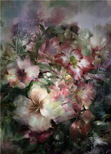 Laden Sie das Bild in den Galerie-Viewer, 60 x 75 cm Ölgemälde nach Zahlen Blumen und Frauen DIY Malen nach Zahlen auf Leinwand Wohnkultur rahmenlose digitale Malerei