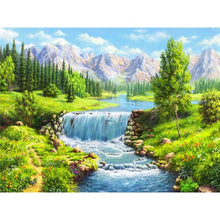 Load image into Gallery viewer, Painting By Numbers On Canvas With Frame Diy Kit For Adults Scenery Drawing Acrylic Paint Oil Picture Of Coloring By Numbers Art