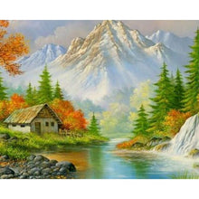 Load image into Gallery viewer, Painting By Numbers On Canvas With Frame Diy Kit For Adults Scenery Drawing Acrylic Paint Oil Picture Of Coloring By Numbers Art