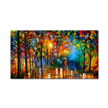 Carica l&#39;immagine nel visualizzatore della Galleria, Pittura a olio astratta moderna che cammina per strada Stampa su tela Nordic Poster Wall Art Picture For Living Room Home Decor